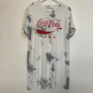 Coca Cola Graphic T-Shirt Dress Size L